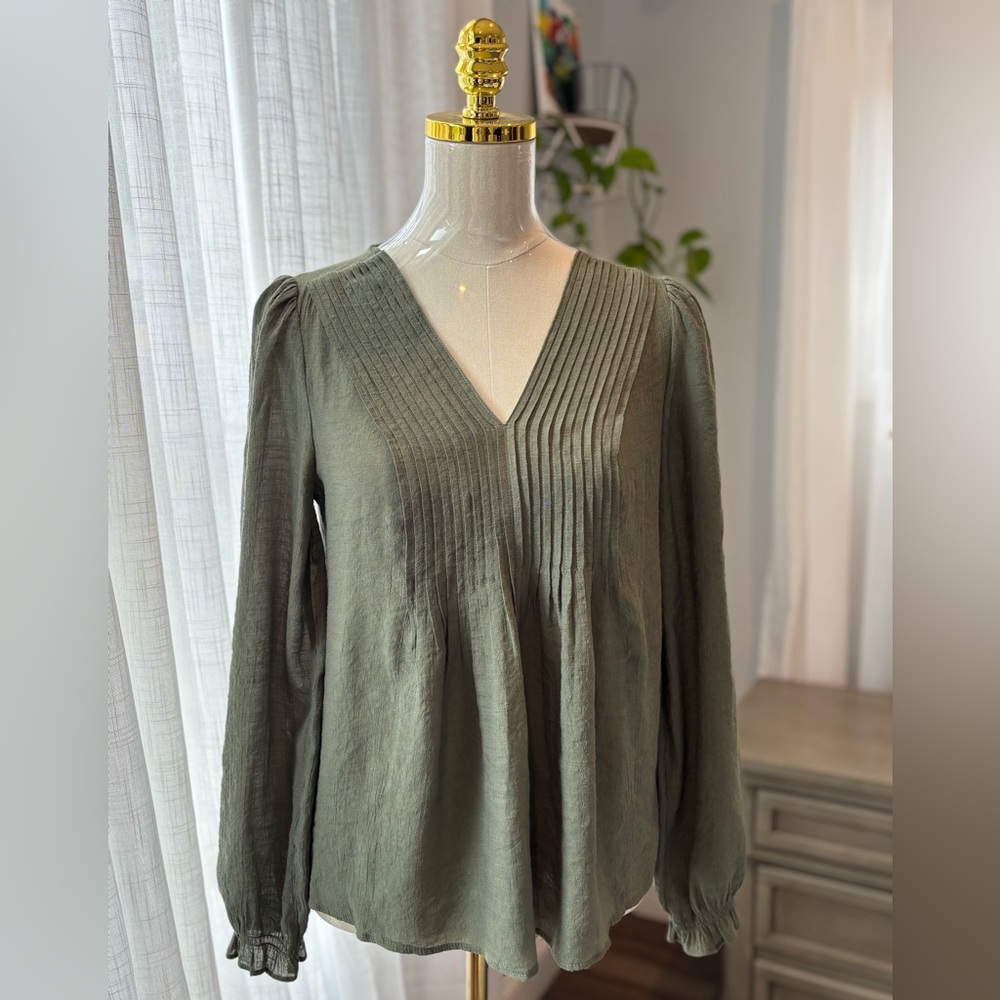 NANETTE LEPORE LONG SLEEVE TOP